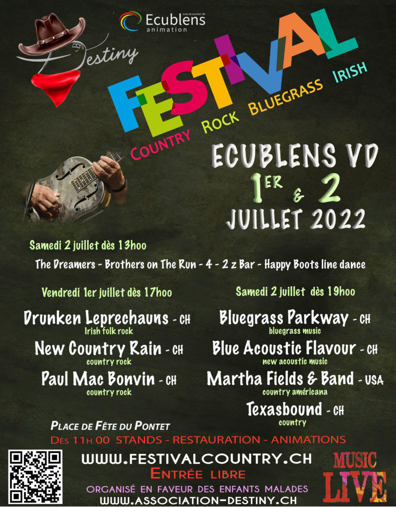 14e edition du Festival Country d’Ecublens